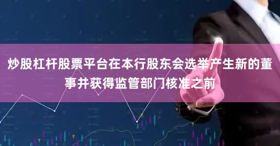 炒股杠杆股票平台在本行股东会选举产生新的董事并获得监管部门核准之前